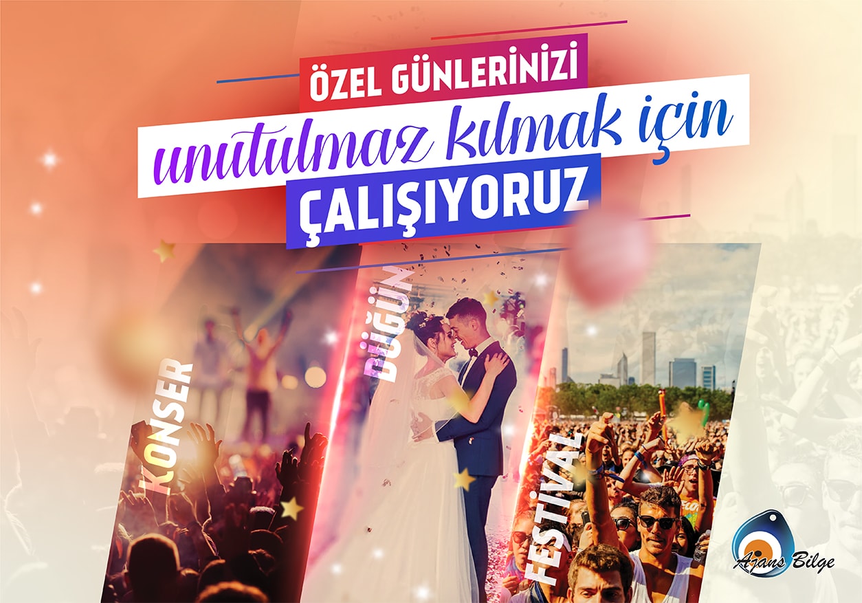 Konser-Düğün-Özel Günlerinizi Unutulmaz Kılmak için Çalışıyoruz